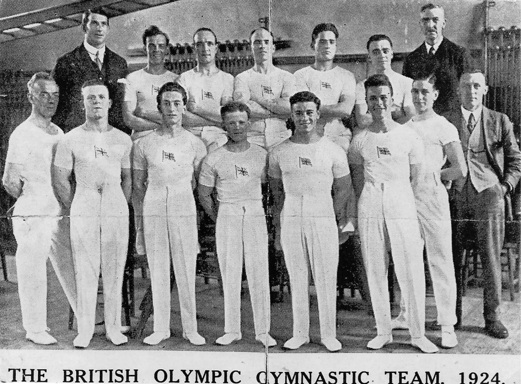 1924 Men's team left JJ Cook coach extreme right Charles West Leigh brothers Ernest & Stanley centre front.