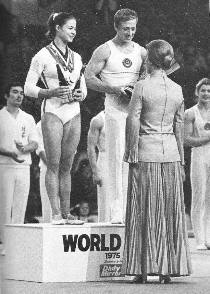 1975 Tourischeva and Andrianov win first World Cup held in London