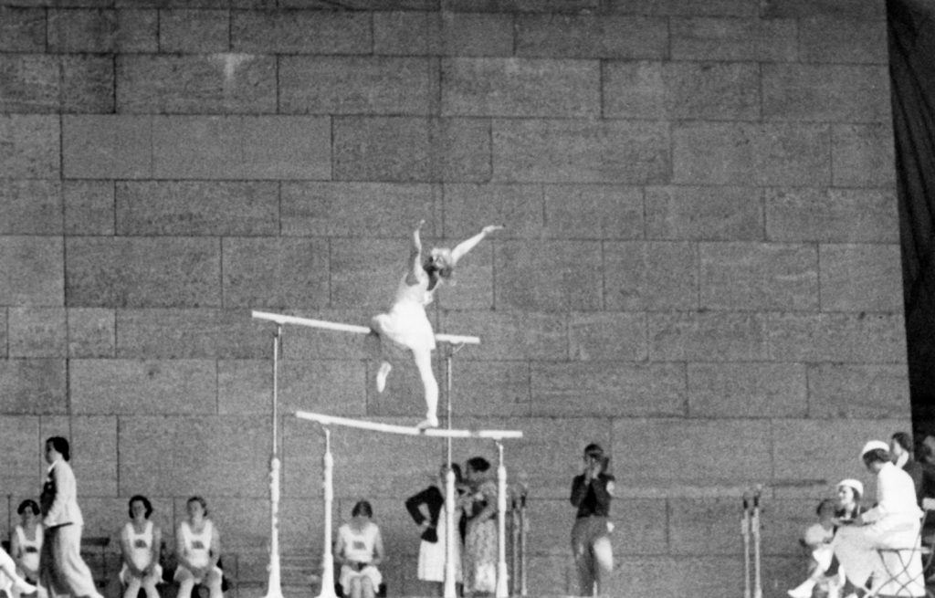 Edna Earl at the 1936 Olympics. Edna was part of the British team