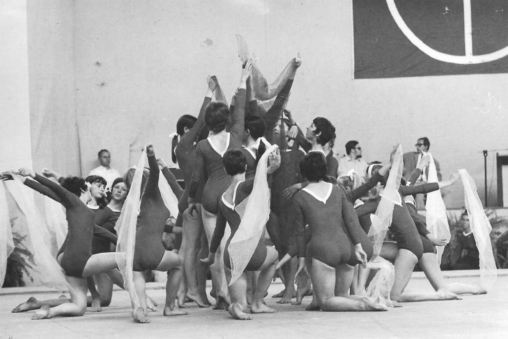 English Schools team at the Gymnaestrada Basle