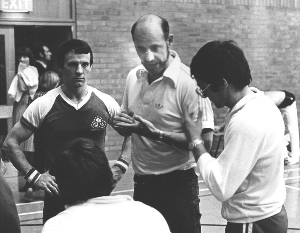 Photo shows John Atkinson with Jeff Davis and Mitch Fenner