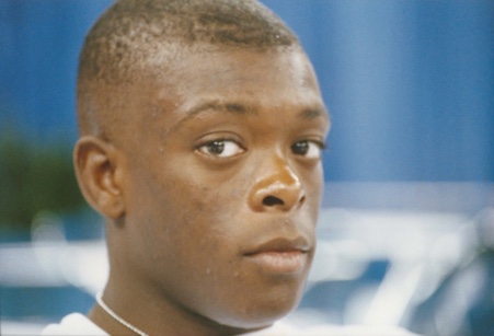 Marvin Campbell as a young gymnast
