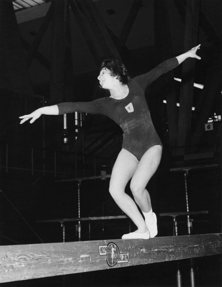 Maggie Bell on beam