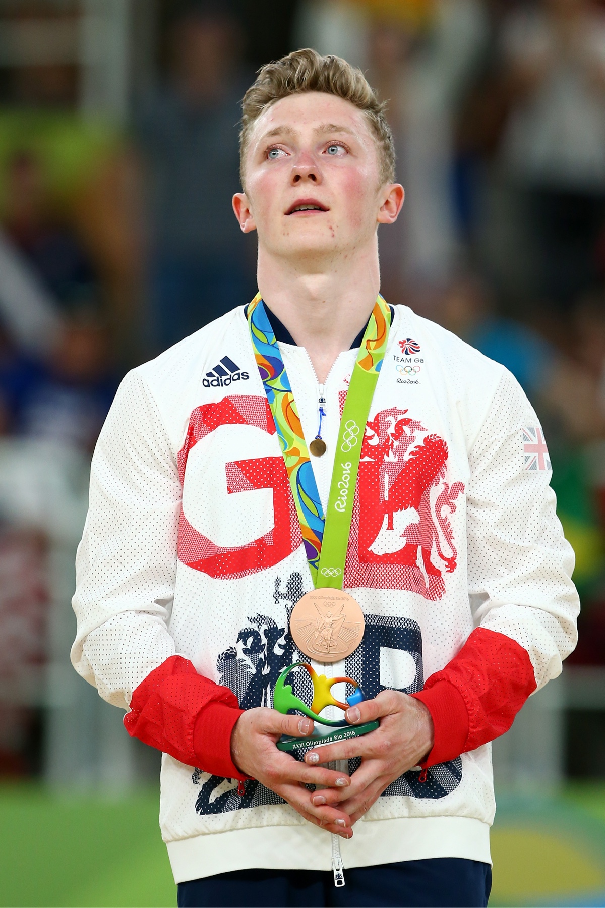 emotional Nile Wilson after winning historic Olympic bronze medal on high bar