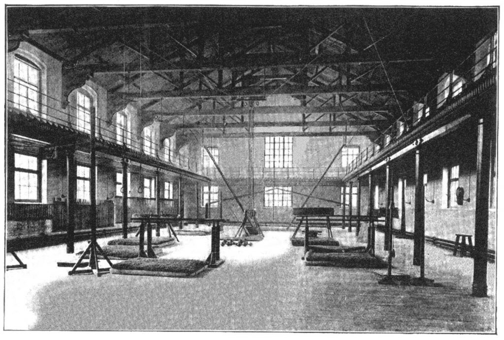 The BAI gymnasium in John Bright Street in 1892