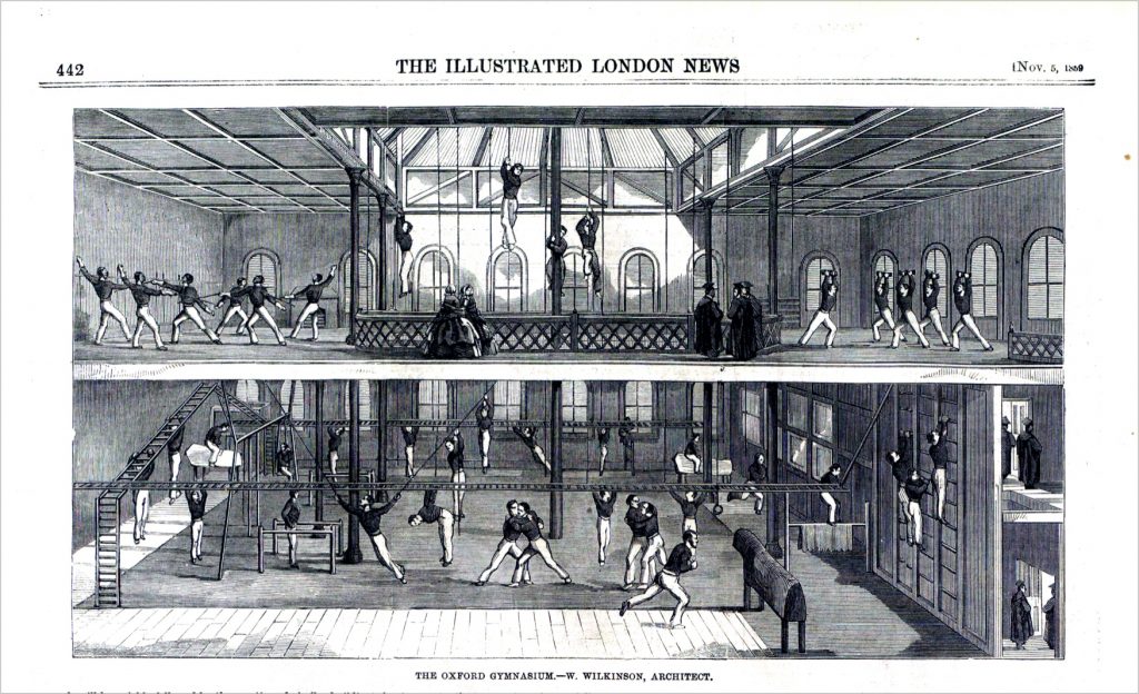 1860 - Oxford Gymnasium Illustrated London News