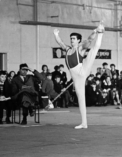 Booth Mike British Gymnastics Championships prelims in 1965 Alan Burrows