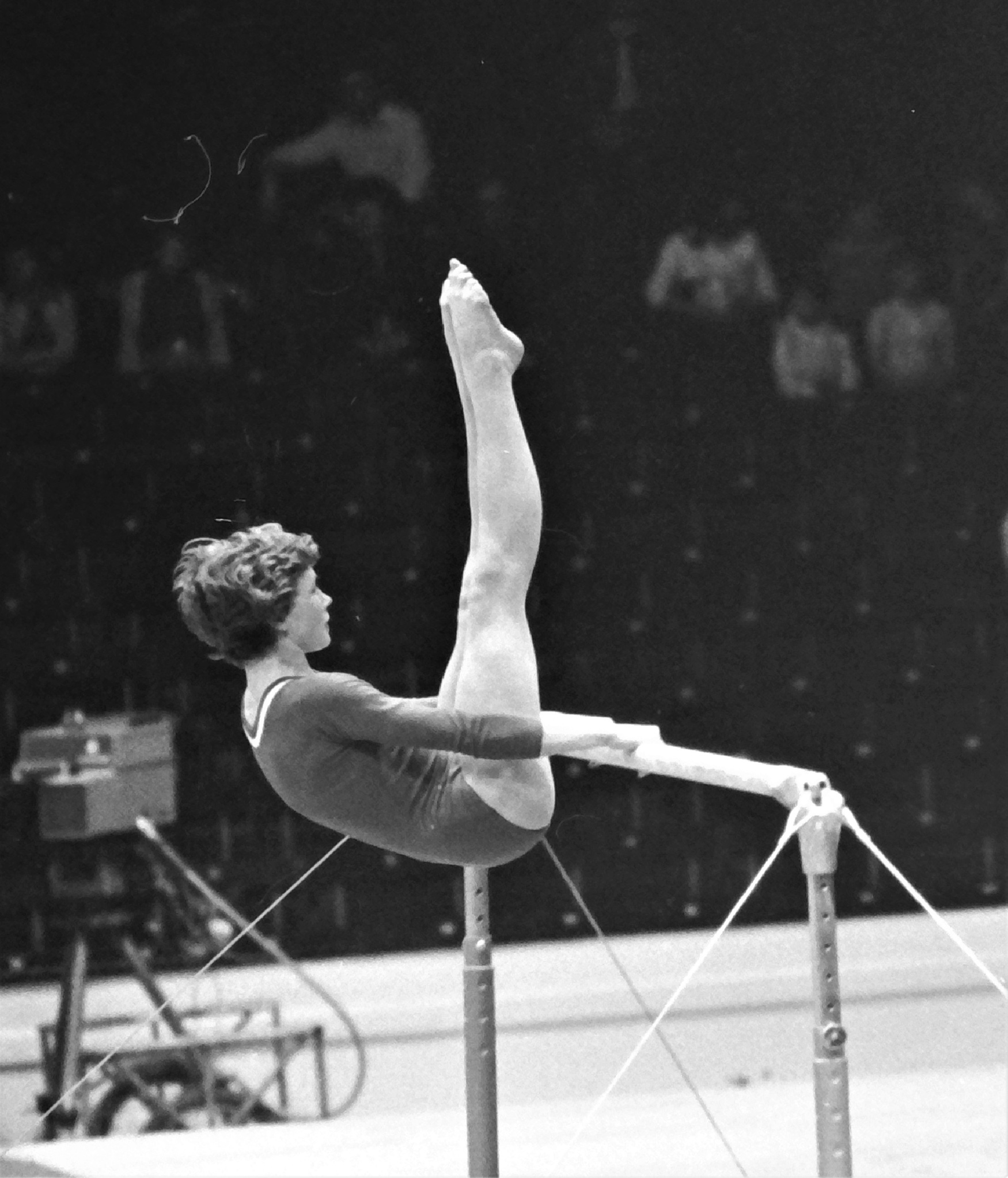 Barabar Slater at the European Championships in 77 - photo Jim Prestidge