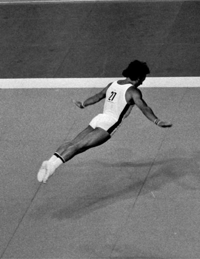 Jeff Davis in 1976 at the Montreal Olympics - photo Jim Prestidge