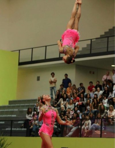 Danielle & Shani competing at their last event, the 2013 European Championships