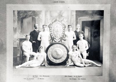 Carnegie Gymnasium Club - 1908 winners of the Adams Shield and the Scottish Shield