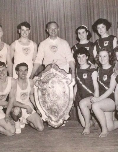 Adams Shield in 1953 or 1954 with Swansea