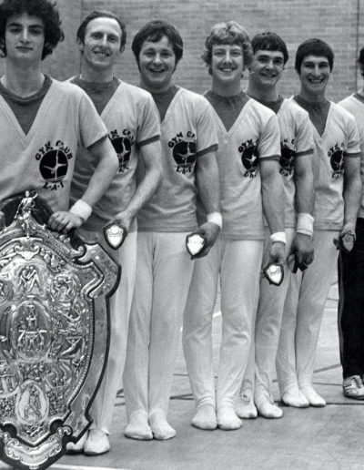 Adams Shield in 1977 with the L.A.I.