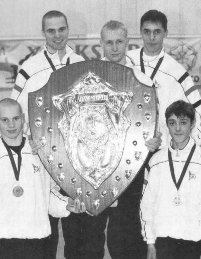Adams Shield in 1999 with Central Manchester Gymnastics Club