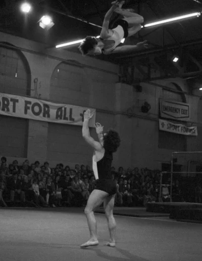 Petrou Petros & John Massey British Gymnastics Acrobatics Champions in Men's Pairs - photo by Pete Huggins MBE