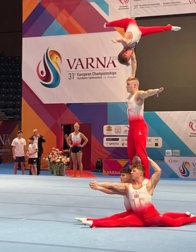 Men's Group 2023 European Champions - William Clark, Harley Curtis-Lawrence, Harry Hole and Hector Kinghorn from Tigers