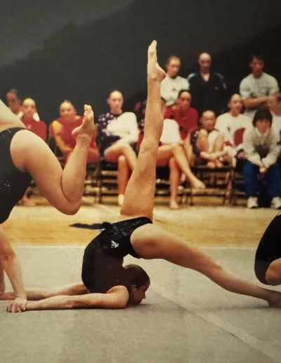 British Champions in 1999 - Megan Smith, Katie Lawton, Lynsey Peters - Photo supplied by Katie Lawton
