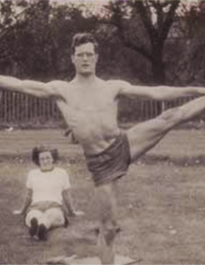 George Weedon won the floor exercise in 1947. He was the first gymnast to win the Icelandic Cup, which for several years, was the floor trophy. This was also the first individual apparatus award to be presented by the then AGA. Photo Jim Prestidge