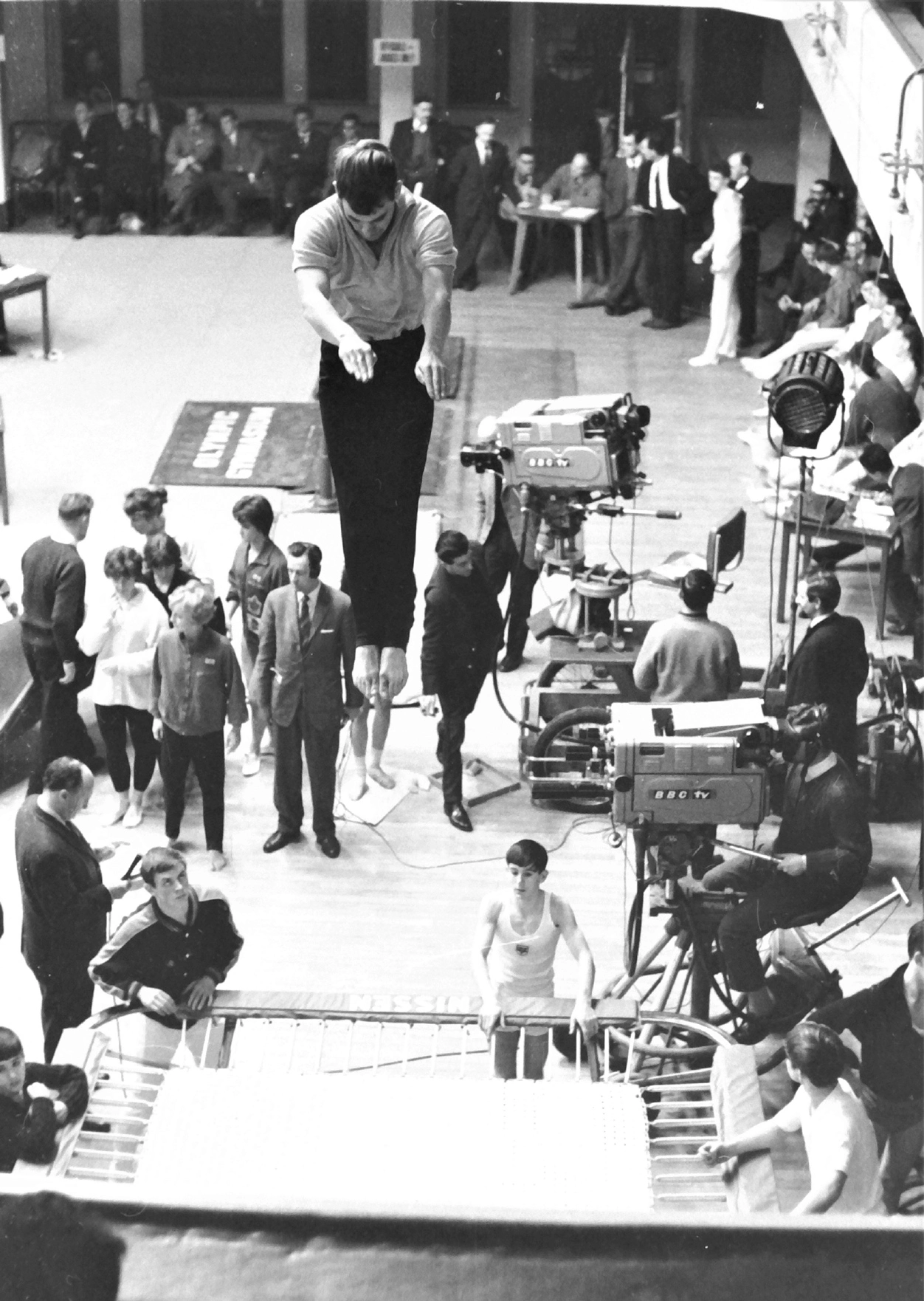 Trampoline BC prelims 1964 De Montfort Hall